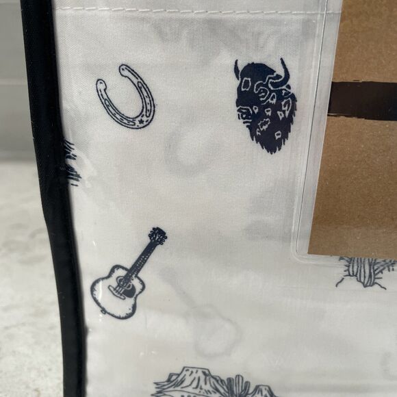 Wrangler 6 pc KING Washed Soft Sheet Set Western Desert Cowboy Guitar Cactus NEW - Picture 3 of 10